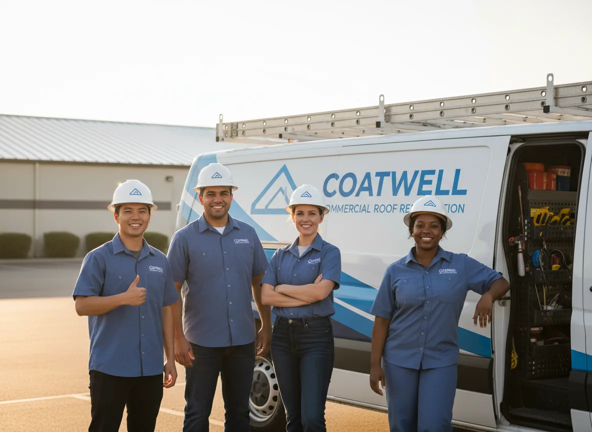 Commercial roof coating company in Ruso, ND